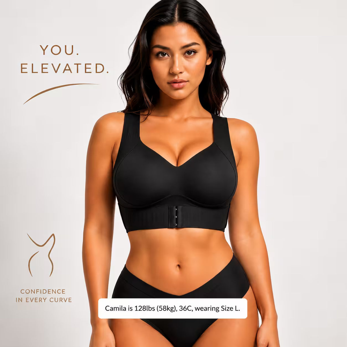 ELEVATED™ Wireless Front Closure Posture Bra — All-Day Comfort